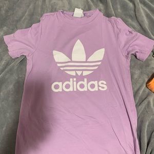 Lilac adidas shirt